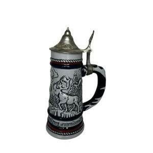 Vintage 1976 Wildlife Beer Stein Handcrafted in Brazil, Avon Exclusive